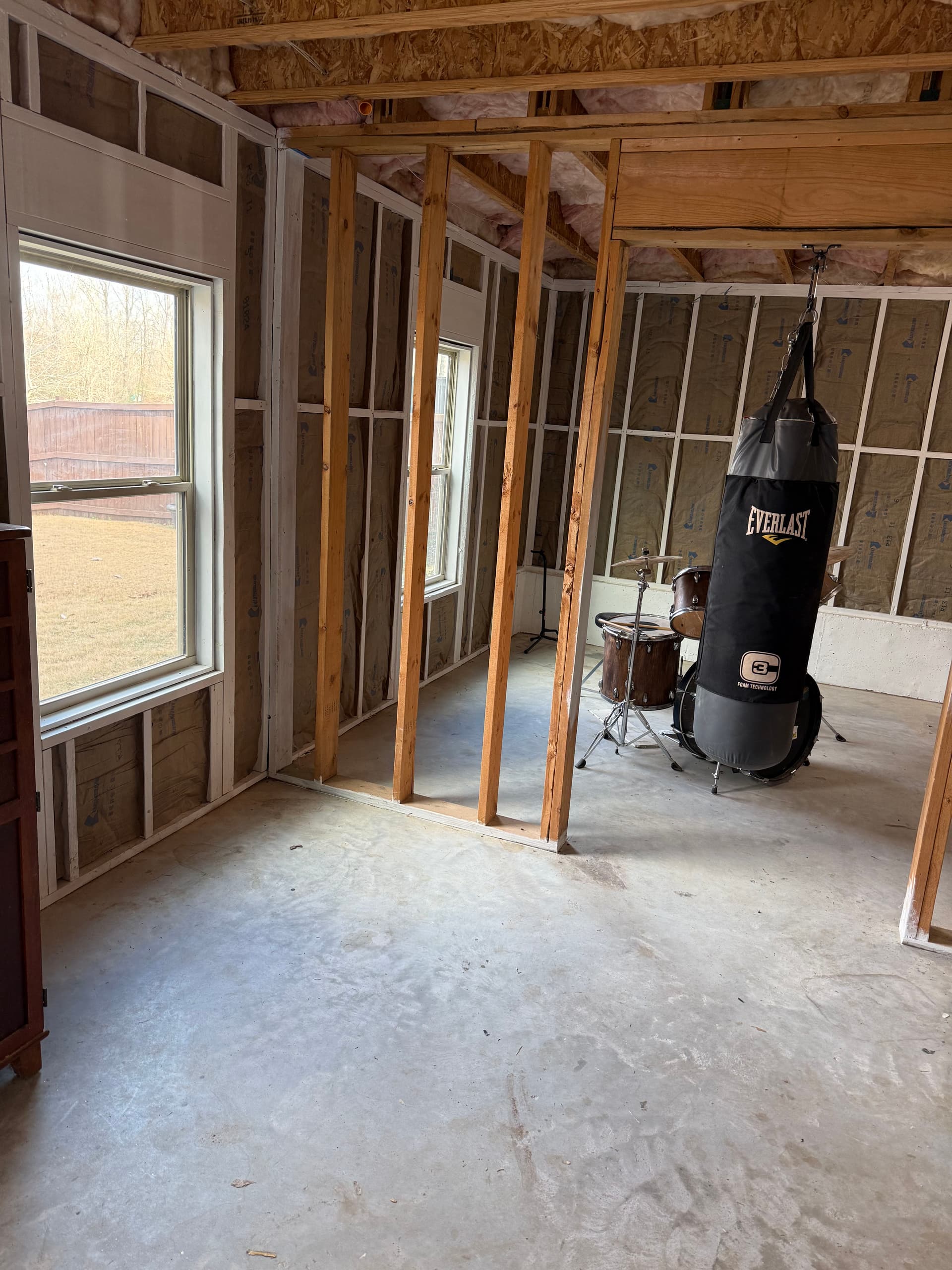 Basement Cleanup Transforms Space into Home Gym
