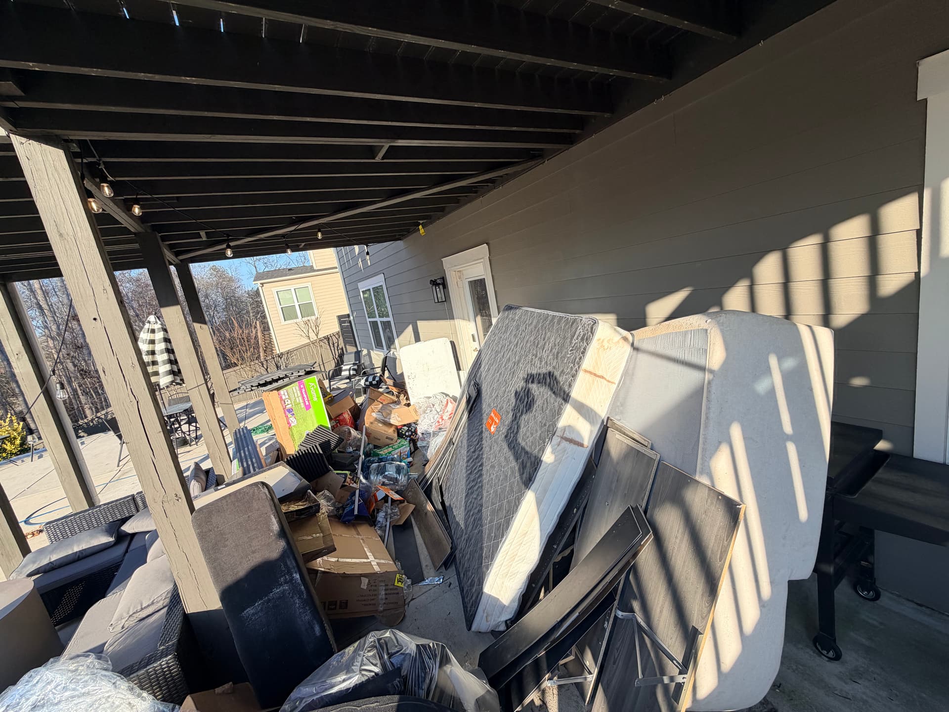 From Flooded Basement Mess to Outdoor Haven