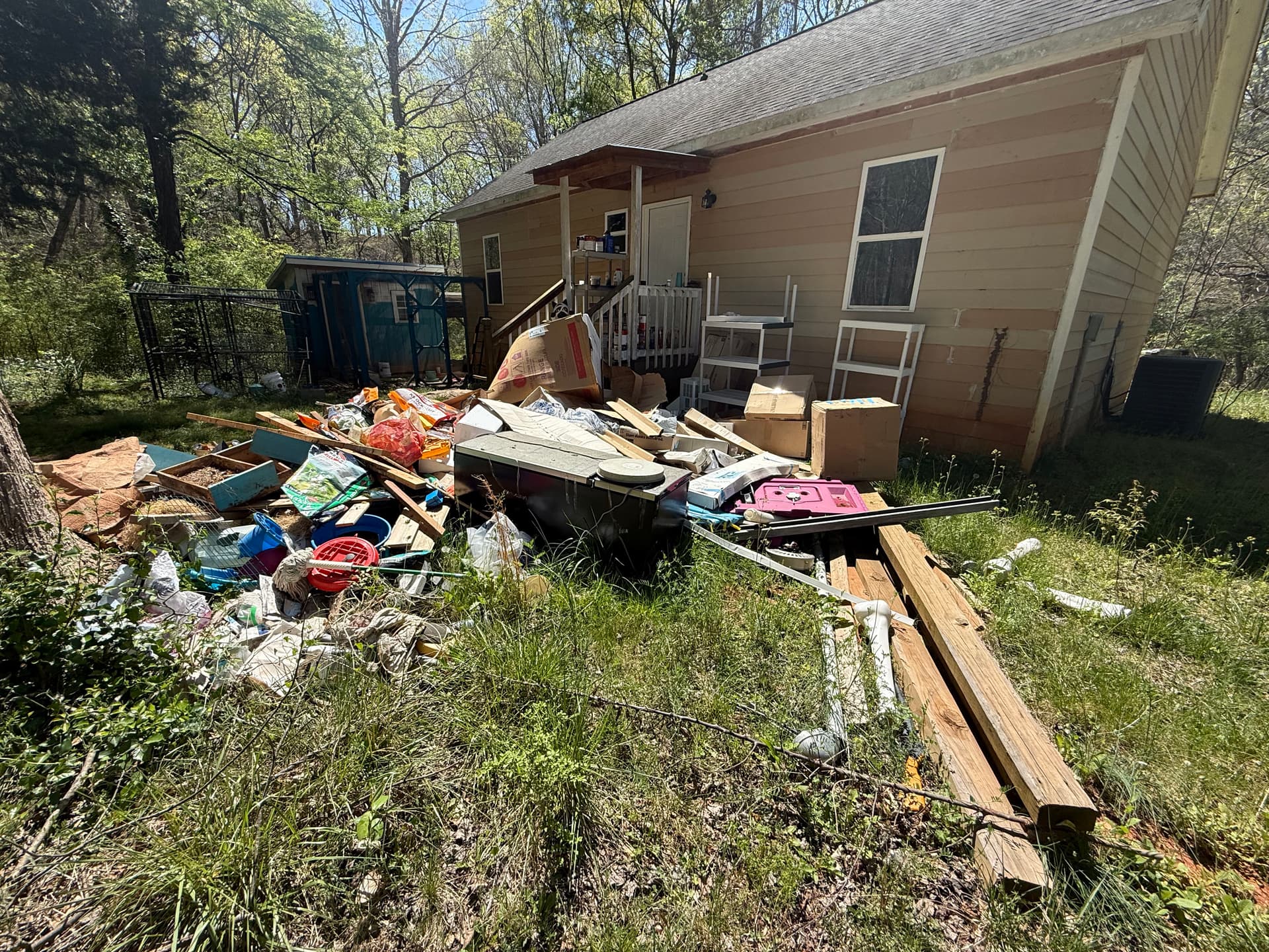 Gallery photos for 3-Trailer Junk Removal Job Cleared in One Day in Flowery Branch: Image #2