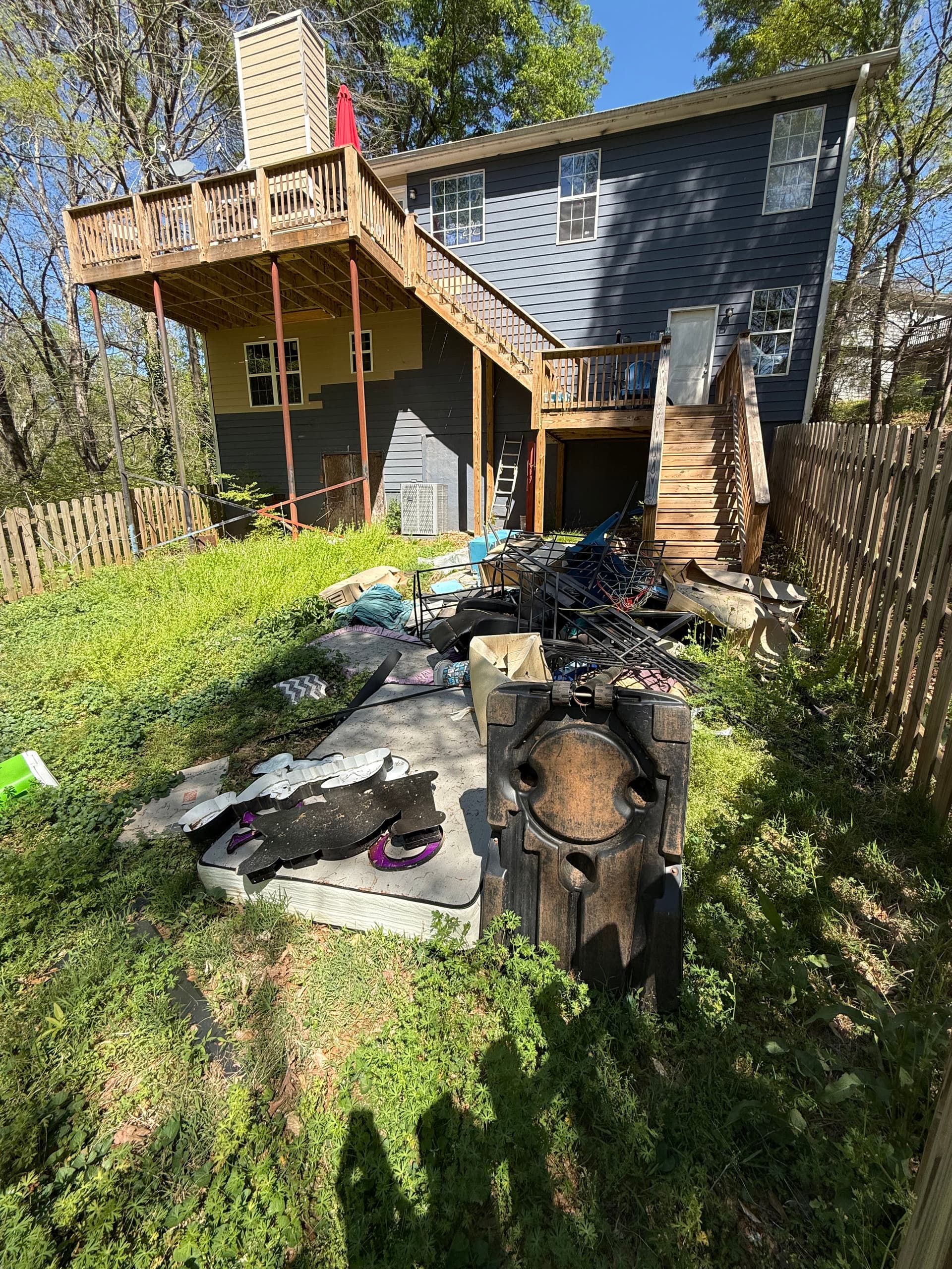 Gallery photos for 3-Trailer Junk Removal Job Cleared in One Day in Flowery Branch: Image #1